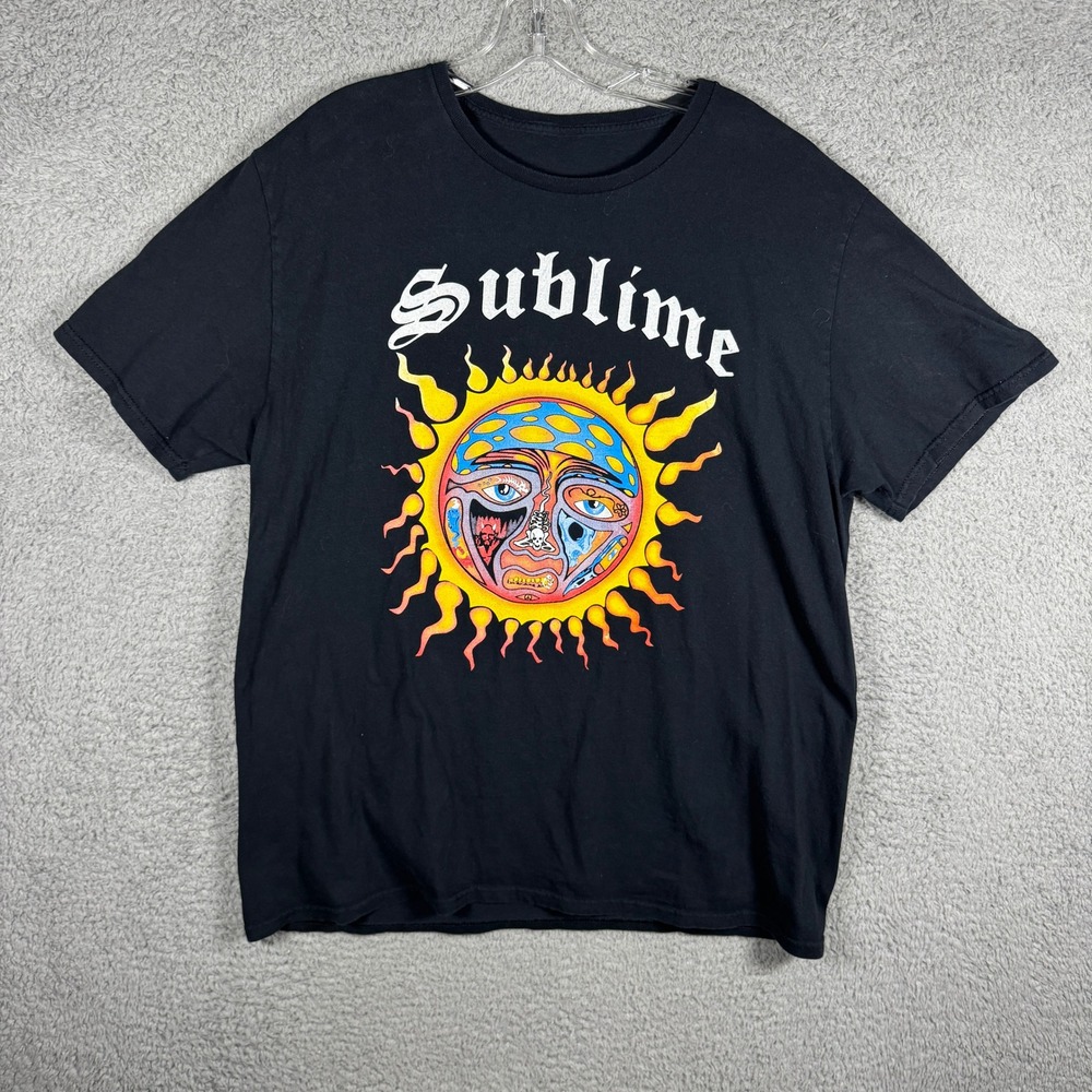 Sublime with Rome Friendsgiving Concert T-Shirt Black Kia Forum Final‎ LA Show L